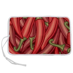 Seamless Chili Pepper Pattern Pen Storage Case (m) by BangZart