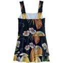 Embroidery blossoming lemons butterfly seamless pattern Kids  Layered Skirt Swimsuit View2