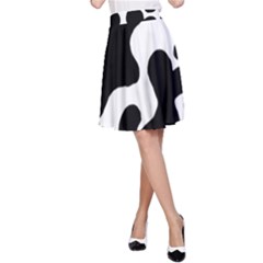 Cow Pattern A-line Skirt by BangZart