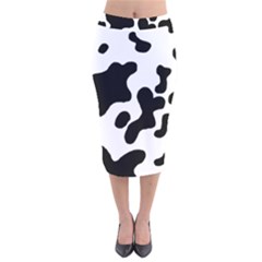 Cow Pattern Velvet Midi Pencil Skirt by BangZart