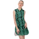 Branches Of A Wonderful Flower Tree In The Light Of Life Sleeveless Shirt Dress View1