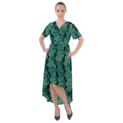 Branches Of A Wonderful Flower Tree In The Light Of Life Front Wrap High Low Dress by pepitasart