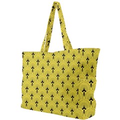 Art-decoyellow Simple Shoulder Bag by Dushan