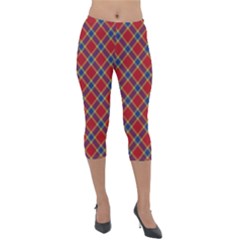 Scottish And Celtic Pattern - Braveheard Is Proud Of You Lightweight Velour Capri Leggings  by DinzDas