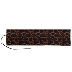 Animal Skin - Panther Or Giraffe - Africa And Savanna Roll Up Canvas Pencil Holder (l) by DinzDas