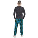 0059 Comic Head Bothered Smiley Pattern Men s Jogger Sweatpants View2