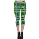 Game Over Karate And Gaming - Pixel Martial Arts Capri Leggings  View1