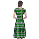 Game Over Karate And Gaming - Pixel Martial Arts Cap Sleeve Wrap Front Dress View2