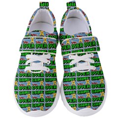 Game Over Karate And Gaming - Pixel Martial Arts Women s Velcro Strap Shoes by DinzDas