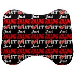 Just Killing It - Silly Toilet Stool Rocket Man Head Support Cushion by DinzDas