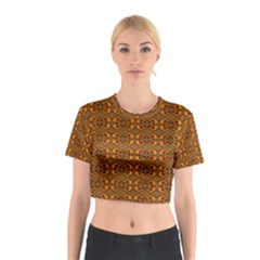 Inka Cultur Animal - Animals And Occult Religion Cotton Crop Top by DinzDas