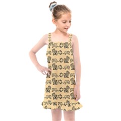 Inka Cultur Animal - Animals And Occult Religion Kids  Overall Dress by DinzDas