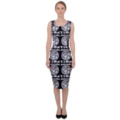 Inka Cultur Animal - Animals And Occult Religion Sleeveless Pencil Dress by DinzDas