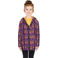 Inka Cultur Animal - Animals And Occult Religion Kids  Double Breasted Button Coat by DinzDas