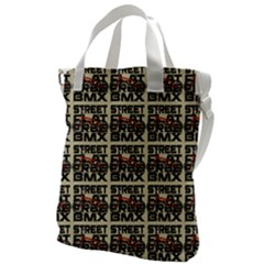 Bmx And Street Style - Urban Cycling Culture Canvas Messenger Bag by DinzDas