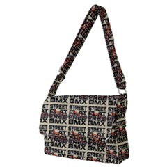 Bmx And Street Style - Urban Cycling Culture Full Print Messenger Bag (m) by DinzDas