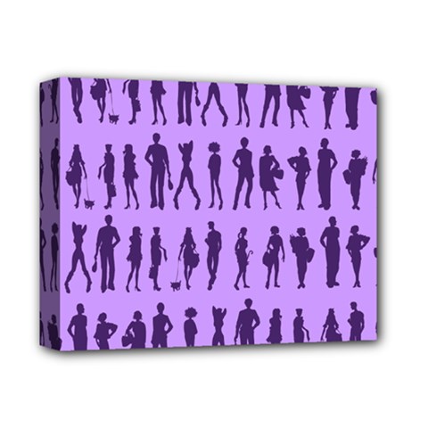 Normal People And Business People - Citizens Deluxe Canvas 14  X 11  (stretched) by DinzDas