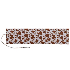 Animal Skin - Brown Cows Are Funny And Brown And White Roll Up Canvas Pencil Holder (l) by DinzDas