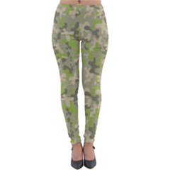 Camouflage Urban Style And Jungle Elite Fashion Lightweight Velour Leggings by DinzDas