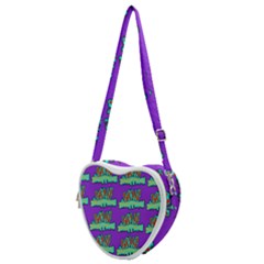 Jaw Dropping Comic Big Bang Poof Heart Shoulder Bag by DinzDas