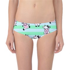 Cow Pattern Classic Bikini Bottoms by designsbymallika