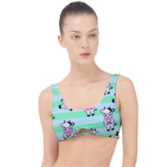 Cow Pattern The Little Details Bikini Top by designsbymallika