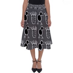 Njhb Vectorized Perfect Length Midi Skirt by CHPALTD