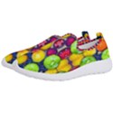 Fruits And Vegetables Pattern Men s Slip On Sneakers View2