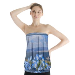 Floral Nature Strapless Top by Sparkle