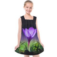 Floral Nature Kids  Cross Back Dress by Sparkle