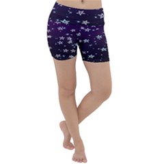 Stars Lightweight Velour Yoga Shorts by Sparkle