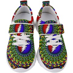 Grateful Dead Kids  Velcro Strap Shoes by Sapixe