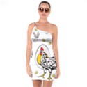 Roseanne Chicken One Soulder Bodycon Dress View1