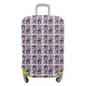 60s Ombre Hair Girl White Luggage Cover (Small) View1