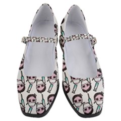 Doctor Pattern White Women s Mary Jane Shoes by snowwhitegirl