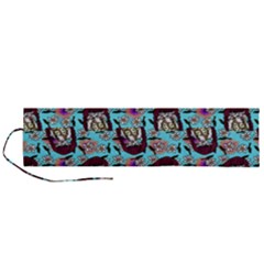 Braids Doll Daisies Blue Roll Up Canvas Pencil Holder (l) by snowwhitegirl