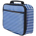 Classic marine stripes pattern, retro stylised striped theme Full Print Lunch Bag View4