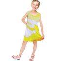 Golden Yellow Rose Kids  Tunic Dress View1