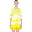 Golden Yellow Rose Pocket Dress View1