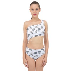 Cute Seamless Pattern With Koala Panda Bear Spliced Up Two Piece Swimsuit by Amaryn4rt