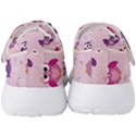 Seamless Cute Colourfull Owl Kids Pattern Men s Velcro Strap Shoes View4