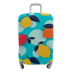 Pop Art Style Citrus Seamless Pattern Luggage Cover (small) by Amaryn4rt