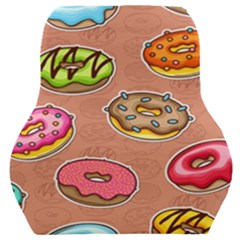 Doughnut Doodle Colorful Seamless Pattern Car Seat Back Cushion  by Amaryn4rt