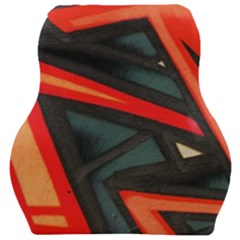 Graffiti Detail Wallpaper Texture Background Car Seat Velour Cushion  by Amaryn4rt