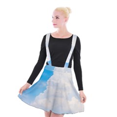 Sky Suspender Skater Skirt by byali