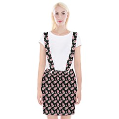 Floral Print Braces Suspender Skirt by Saptagram