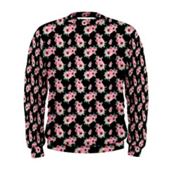 Floral Print Men s Sweatshirt by Saptagram