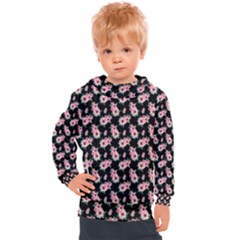 Floral Print Kids  Hooded Pullover by Saptagram