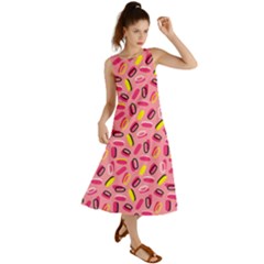 Beans Pattern 2 Summer Maxi Dress by designsbymallika