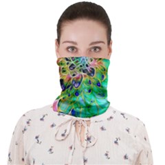 Peacock Chrysanthemum Face Covering Bandana (adult) by bloomingvinedesign